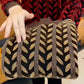Dames Trendy Warm Voering Lange Mouw Top met Zakjes