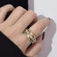 🎁Hot Sale🔥Zware Vintage Zirconia Brede Band Ring