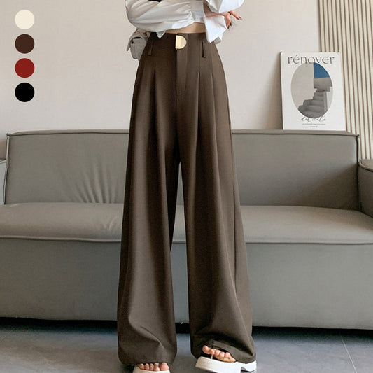 ✨Dressing broek met hoge taille en wijde pijpen voor dames🌈