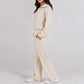 Casual Zipper Long Sleeve Top ＆Pants Two-Piece Set