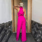 💕Wat moet ik morgen aantrekken? 💕 Modieuze Mouwloze Wijd uitlopende Jumpsuit voor dames