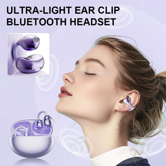 Ultralichte Oorclip Bluetooth Koptelefoon