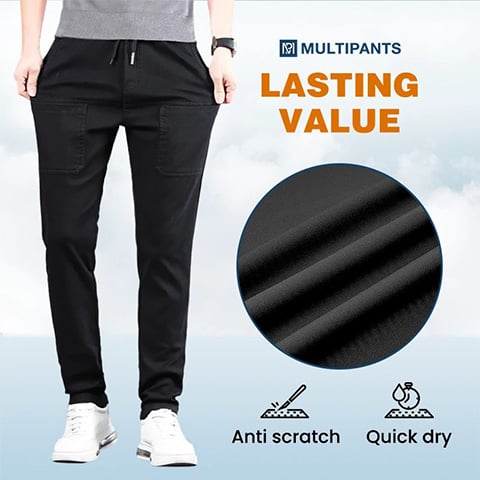 🥰 MultiPants - duurzame cargo broek met veel stretch en meerdere zakken
