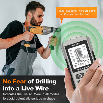 🔥💯Multifunctionele Handheld Metaal- en Muurdetector