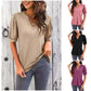🔥Super speciale prijs-50% UIT👚Vrouwen V-hals Casual Puff Korte Mouw Top Elegant T-shirt