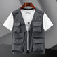⏳ Beperkte tijd 50% korting! 🔥Lichtgewicht, ademend multi-pocket vest voor heren buitenshuis🔥（Hoe meer je koopt, hoe hoger de korting）