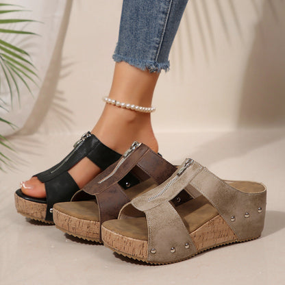 🔥 2025 Nieuw 50% korting Hete Uitverkoop🔥 Orthopedische sandalen met open teen en sleehak in de mode