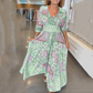🌸 2026 Lente-Zomer Trend | Elegante bloemen maxi jurk | Vloeiende & vrouwelijke zilhouet 💃【-50%】