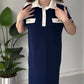 Dames casual jurk met korte mouwen