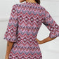 Vrouwen Elegante Ruffle Mouwen V-Hals Tops