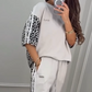 🌺2026 Hot Sale🌺Luipaardprint patchwork sweatshirt