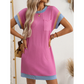 Vrouwen T-shirt A-Line Mini-jurk