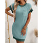 Vrouwen T-shirt A-Line Mini-jurk