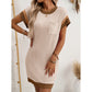 Vrouwen T-shirt A-Line Mini-jurk