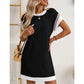 Vrouwen T-shirt A-Line Mini-jurk