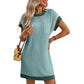 Vrouwen T-shirt A-Line Mini-jurk