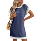 Vrouwen T-shirt A-Line Mini-jurk