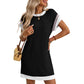 Vrouwen T-shirt A-Line Mini-jurk