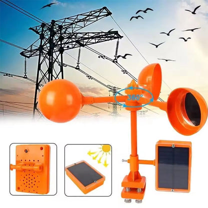 Vogelverschrikker Reflector & Wind Spinner met Geluid