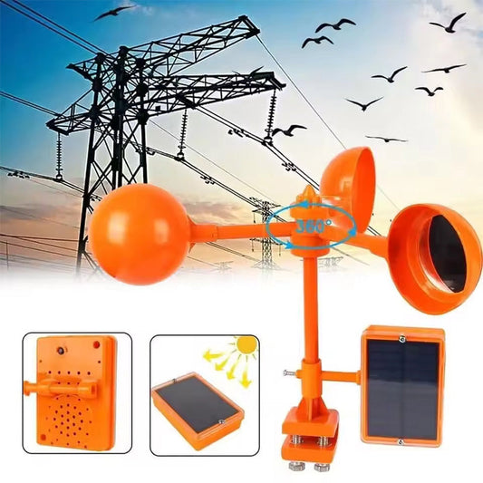 Vogelverschrikker Reflector & Wind Spinner met Geluid