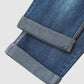 Capri-jeans met gescheurde opgerolde zoom