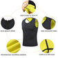 Heren workout tanktop met rits en body shaper