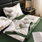 💥Uitverkoop 50% korting🌸Wasbare Koel Stof Ademende Zomerquilt 4-Delige Set