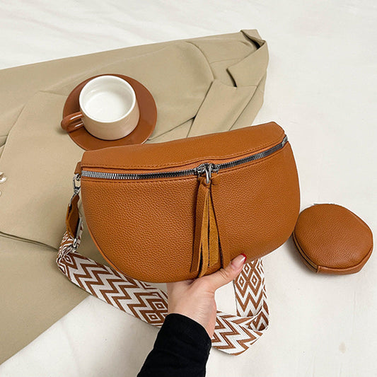 Mode crossbodytas met grote capaciteit