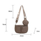 Mode crossbodytas met grote capaciteit