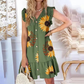 🌞Nieuwe zomercollectie 2025🌸Mouwloze V-hals mini-jurk met knoopjes aan de voorkant voor dames