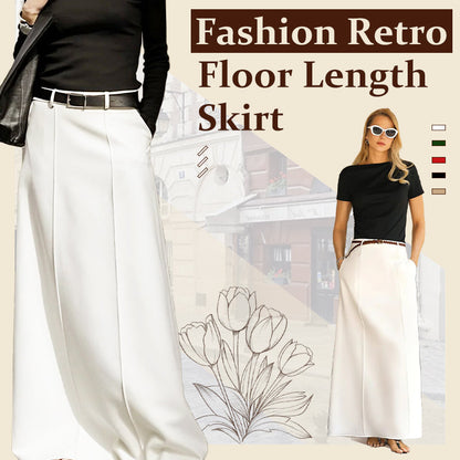 🎁2026 Nieuw binnen 50% KORTING💥Retro Maxi Rok van Vloeiende Chiffon voor Dames – Romantieke en Elegante Stijl