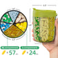Pillendispenserfles met 6 compartimenten