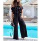 🌺Women’s Off Shoulder Ruffle Jumpsuit🍑