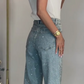 👖 Tijdelijke aanbieding 2026: 50% korting! ✨ Straight Leg Rhinestone Jeans - Kristalborduursel, hoog getailleerde pasvorm, straalt elegantie uit 💎👖