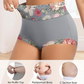 Dames pantyset met hoge taille en bloemenprint