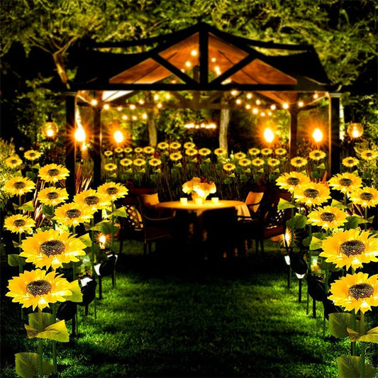 🌻  NU 50% KORTING! 🌞 Zonnebloem tuinlamp op zonne-energie – LED-verlichting & realistisch ontwerp ✨