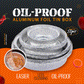 🍟Oliebestendige Aluminiumfolie Blikken Doos – Voor Frituur, Oven & Opbergruimte
