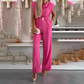 🎁2026 Nieuw binnen 50% KORTING💥Damesjumpsuit zonder mouwen en gedrapeerde hals