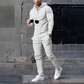 🎁2026 Nieuw binnen 50% KORTING💥Heren effen kleur hoodie trainingspak 2-delige set