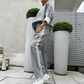 🎁2026 Nieuw binnen 50% KORTING💥Dames casual gestreepte tops ＆ brede pijpen 2-delige set