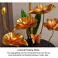 🔥2025 Hot sale 🔥Creatief luxe ornament in de vorm van een aquarium met lotusbloem