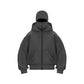 🧥 Ninja Zip-Hoodie Met Dubbele Capuchon – Trendy Bescherming & All-Seizoen Comfort!
