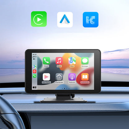 🔥🎁Nieuw binnen 50% KORTING-Draagbaar CarPlay-compatibel infotainmentsysteem voor meerdere apparaten met volledig scherm voor in de auto