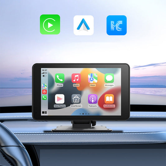 🔥🎁Nieuw binnen 50% KORTING-Draagbaar CarPlay-compatibel infotainmentsysteem voor meerdere apparaten met volledig scherm voor in de auto