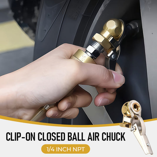 1/4 inch NPT clip-on gesloten kogel luchtkoppeling