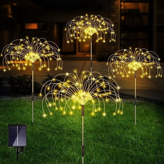 🔥 50% KORTING ! ✨ Zonne-energie Sfeerverlichting - IP65 Waterdicht, 90 LED's, Feestelijke Sfeer 🎆🌞