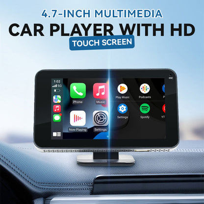 🎁2026 Nieuw binnen 50% KORTING💥📱4,7-inch HD-touchscreen multimediaspeler voor in de auto — Met een simpele veegbeweging verandert uw auto in een slim entertainmentcentrum! 🚗✨