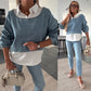 💥🎁2026 Nieuw binnen 50% KORTING💥💥 Modieuze Tweedelige Denim Set voor Dames - Lange Mouwen Top & Broek!