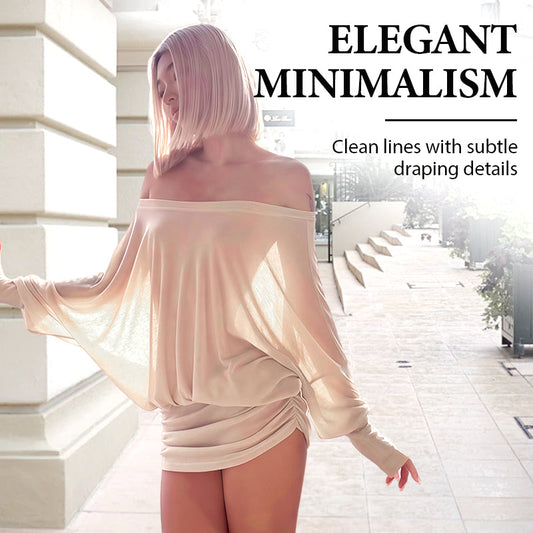 🔥Nieuw binnen 50% KORTING🎁Modieuze off-shoulder plooirok