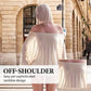 🔥Nieuw binnen 50% KORTING🎁Modieuze off-shoulder plooirok